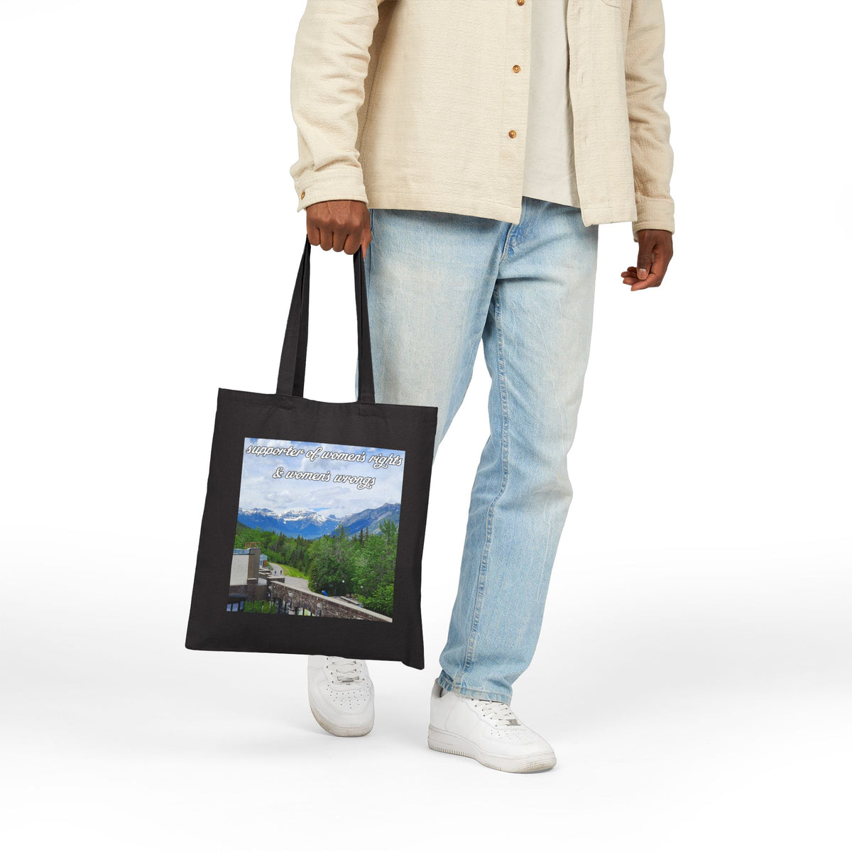 'Supporters of Women's Rights & Women's Wrongs' Cotton Tote Bag