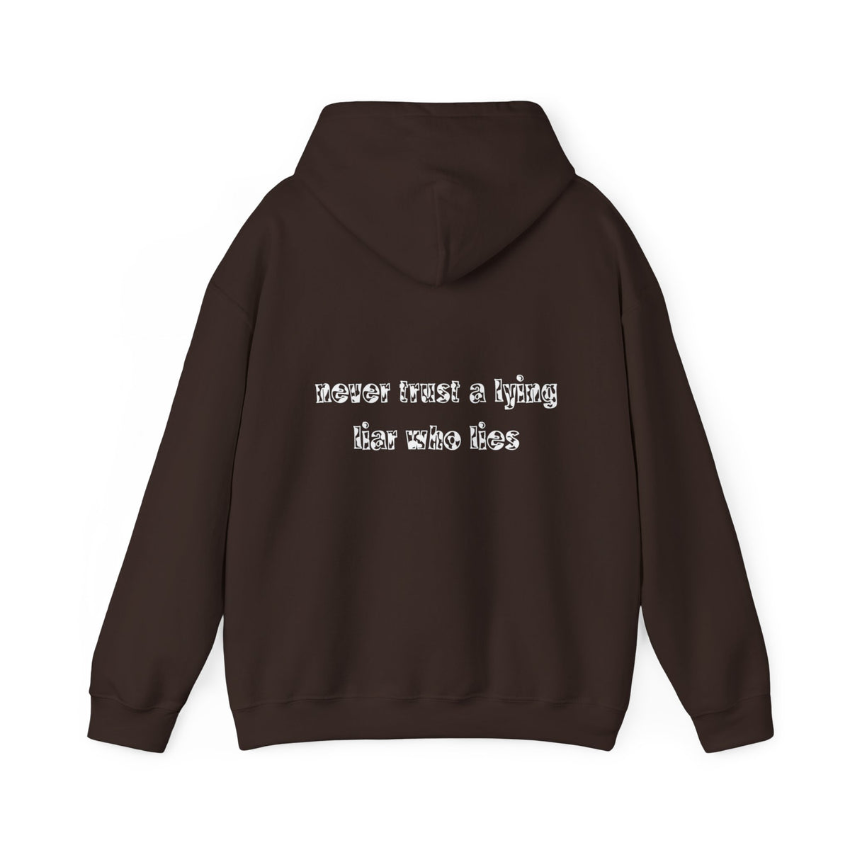 'Never Trust A Lying Liar Who Lies' Hooded Sweater