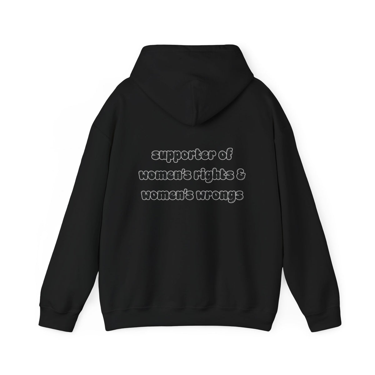 'Supporter Of Women's Rights & Women's Wrongs' Hooded Sweater