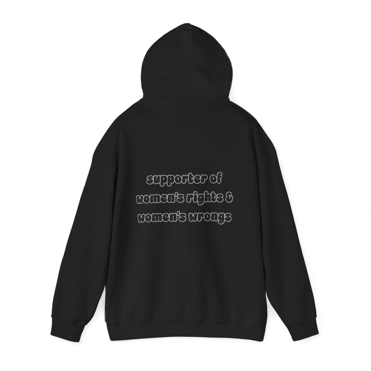 'Supporter Of Women's Rights & Women's Wrongs' Hooded Sweater