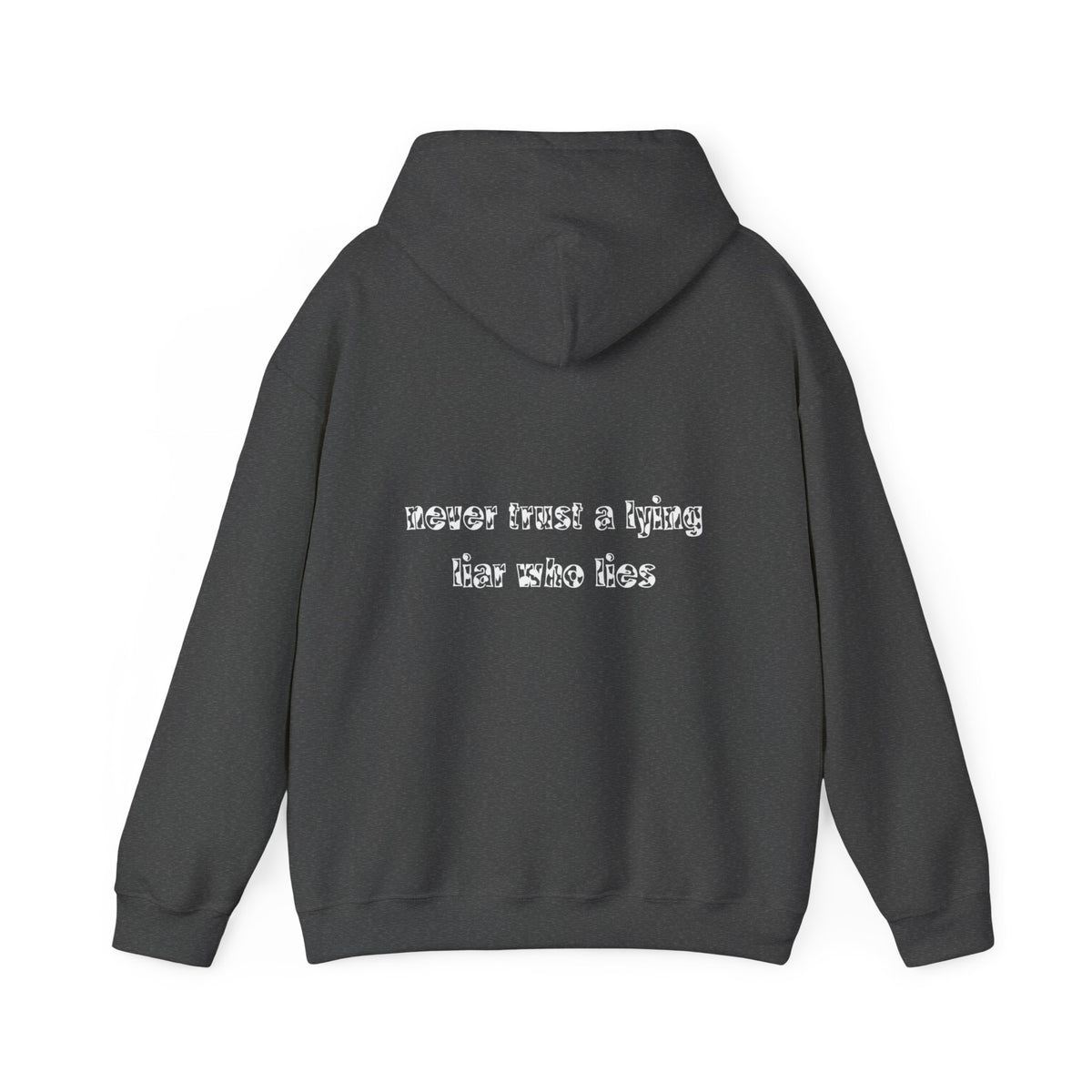 'Never Trust A Lying Liar Who Lies' Hooded Sweater