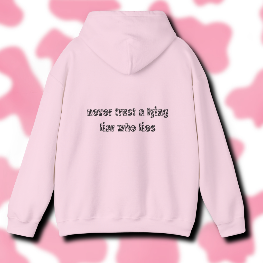 'Never Trust A Lying Liar Who Lies' Hooded Sweater
