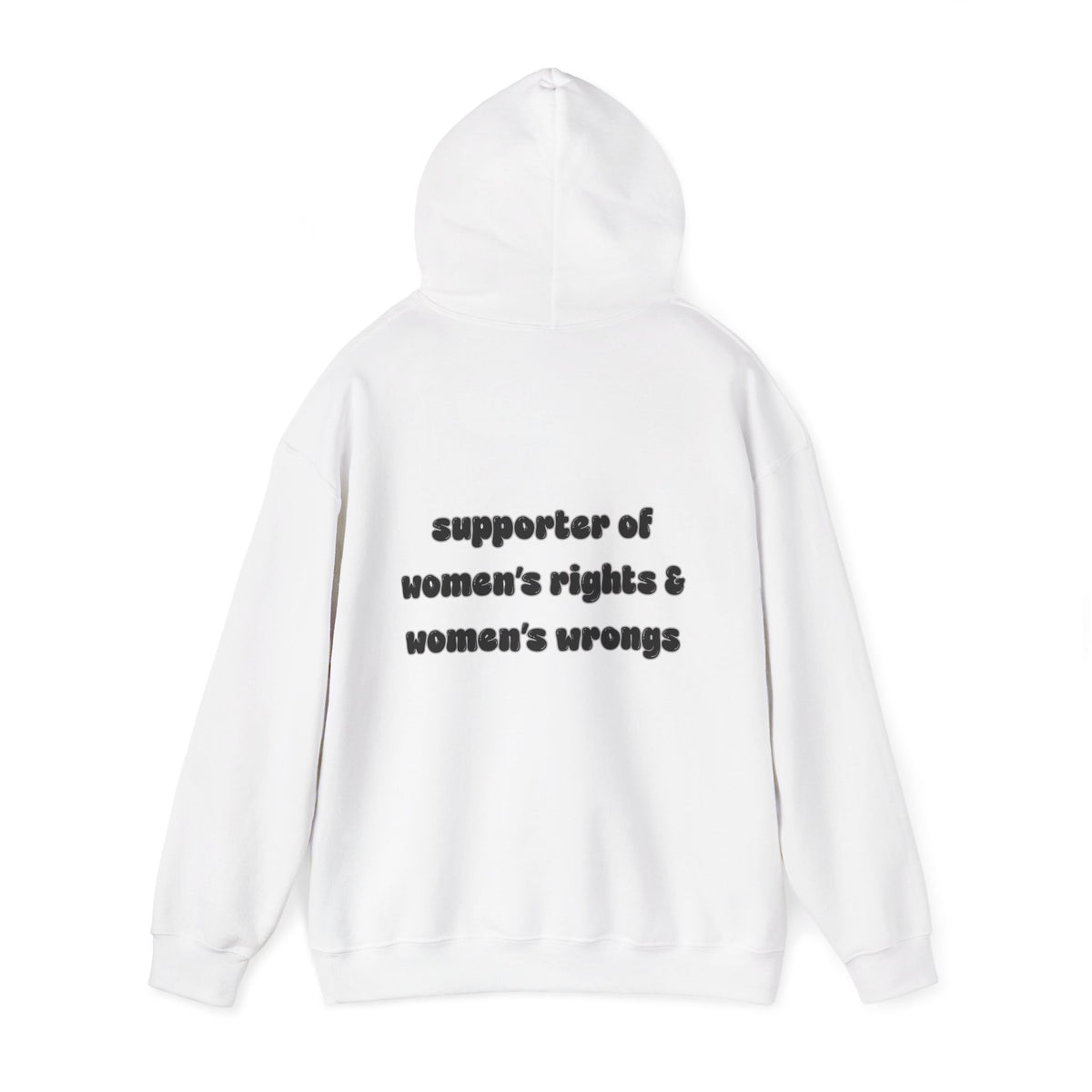 'Supporter Of Women's Rights & Women's Wrongs' Hooded Sweater