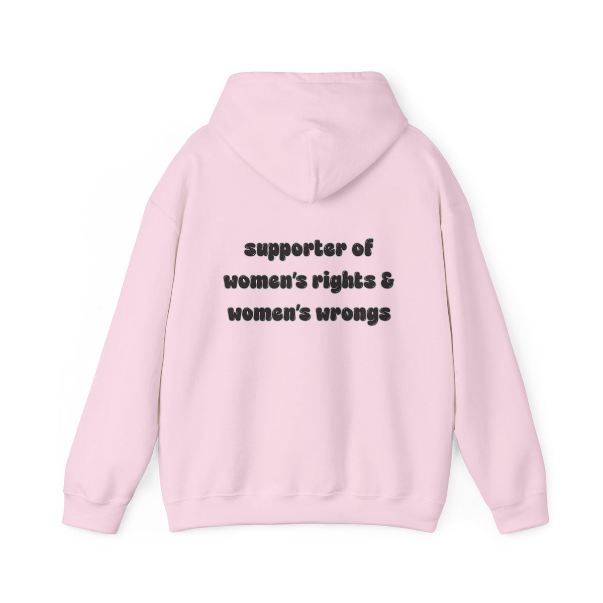 'Supporter Of Women's Rights & Women's Wrongs' Hooded Sweater