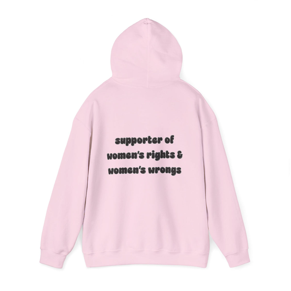 'Supporter Of Women's Rights & Women's Wrongs' Hooded Sweater