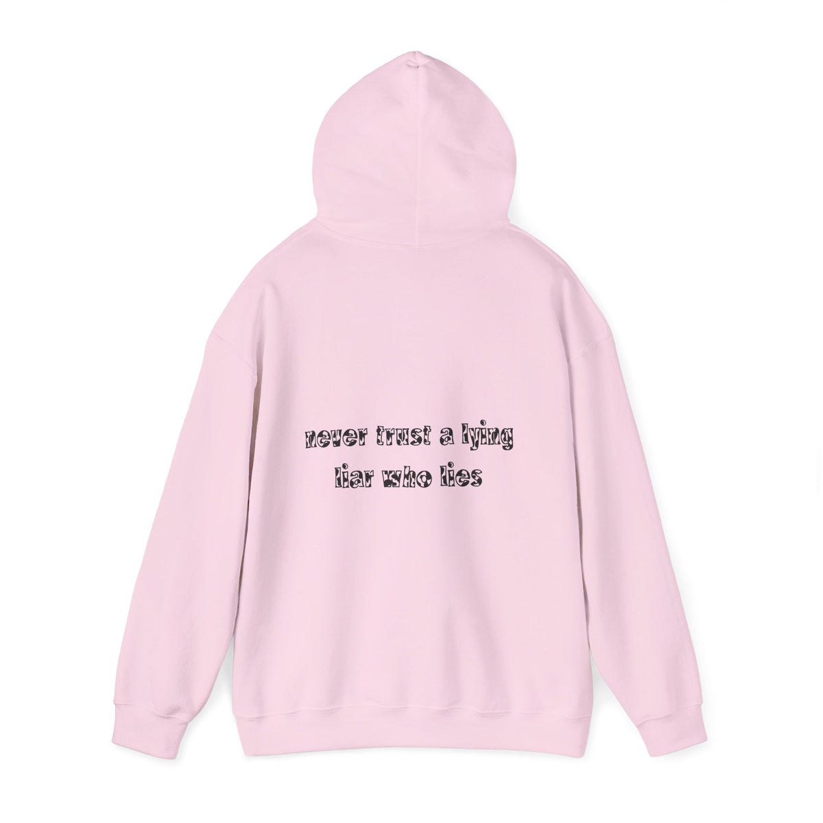 'Never Trust A Lying Liar Who Lies' Hooded Sweater