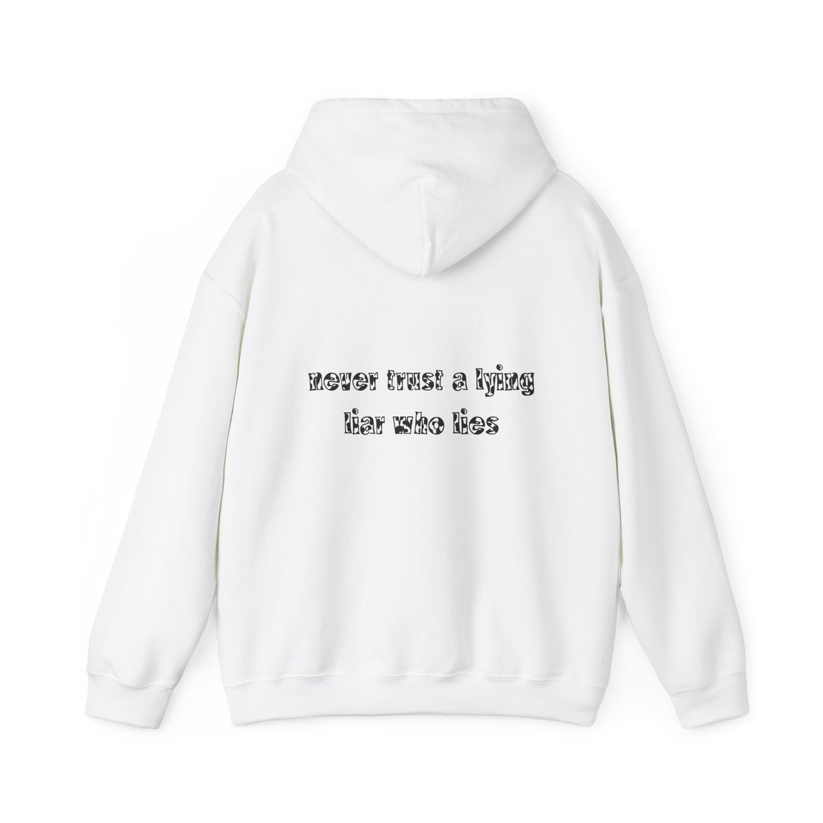 'Never Trust A Lying Liar Who Lies' Hooded Sweater