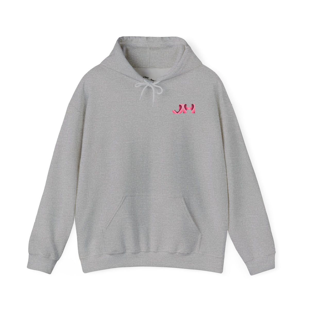 Heart Print 'Leave That Man' Hooded Sweater