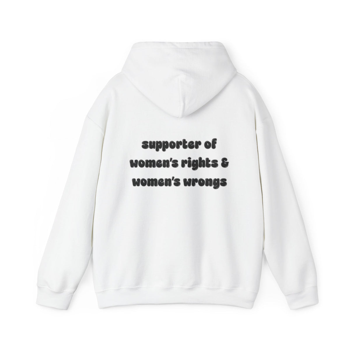 'Supporter Of Women's Rights & Women's Wrongs' Hooded Sweater