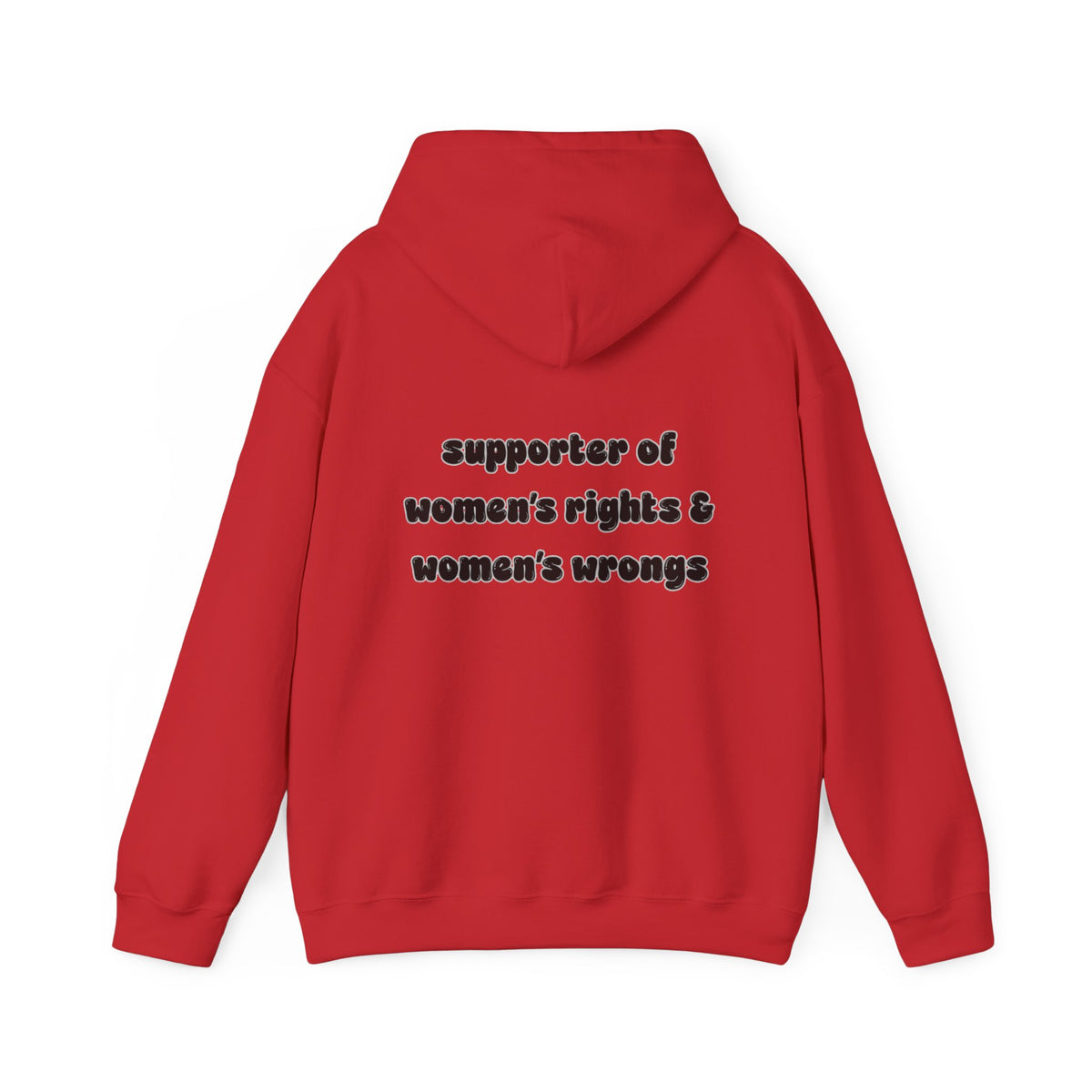 'Supporter Of Women's Rights & Women's Wrongs' Hooded Sweater