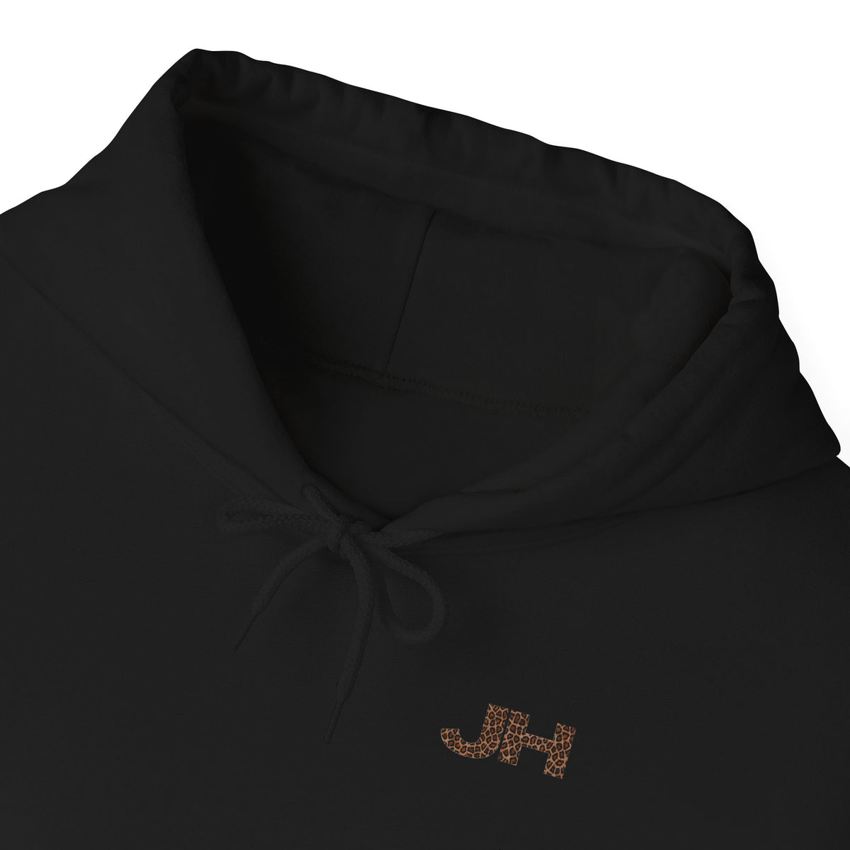 Leopard Print 'Leave That Man' Hooded Sweater