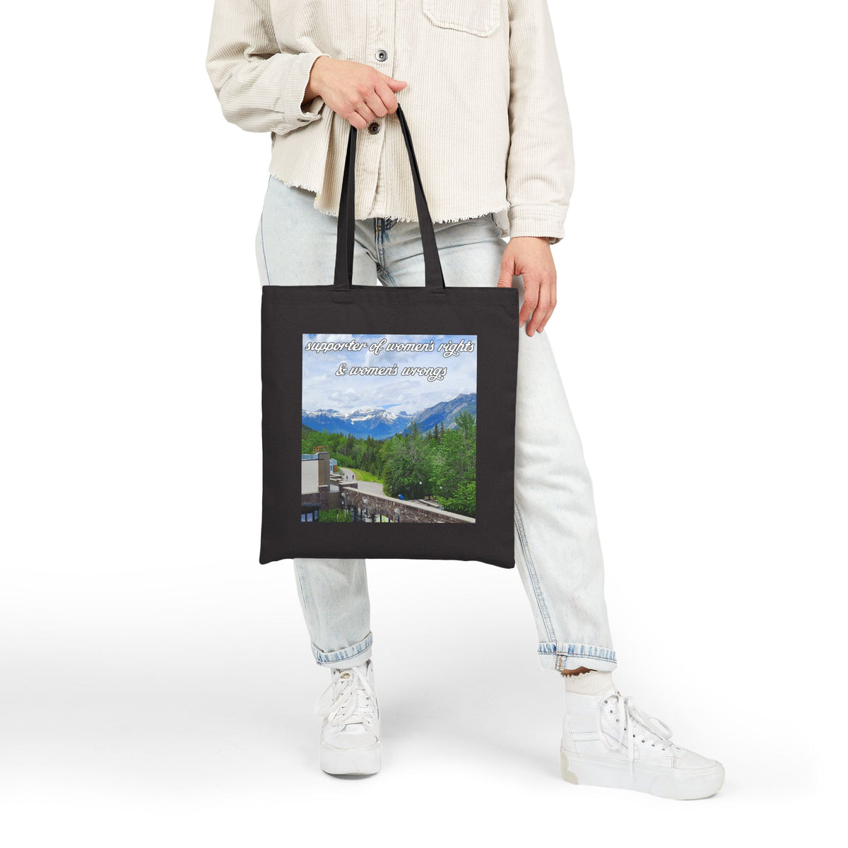'Supporters of Women's Rights & Women's Wrongs' Cotton Tote Bag