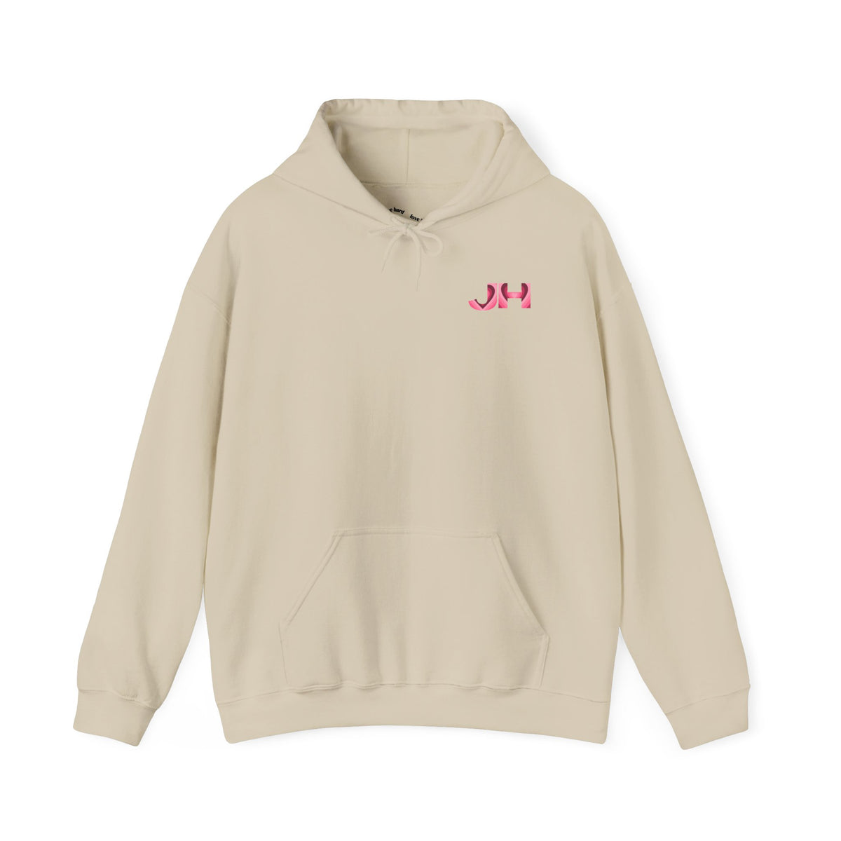 Heart Print 'Leave That Man' Hooded Sweater