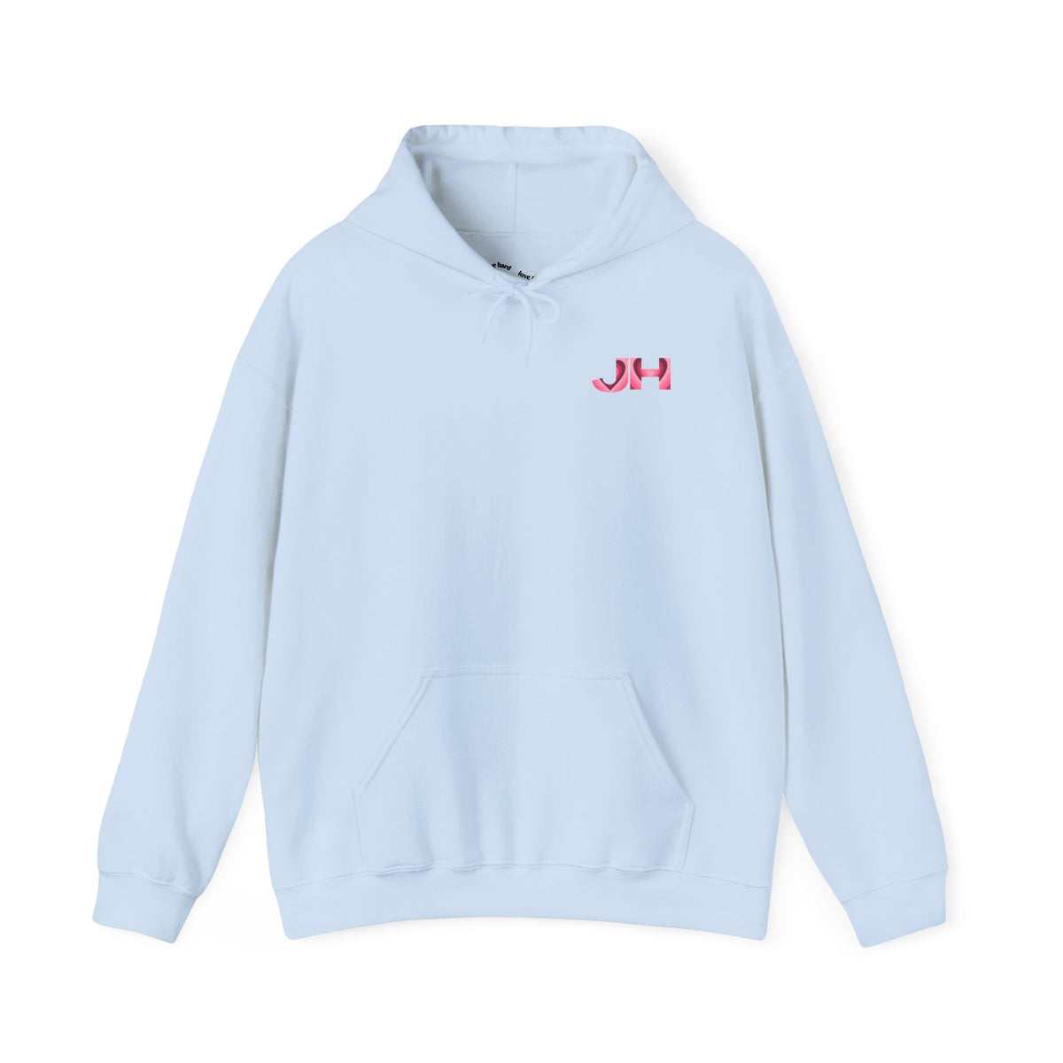 Heart Print 'Leave That Man' Hooded Sweater