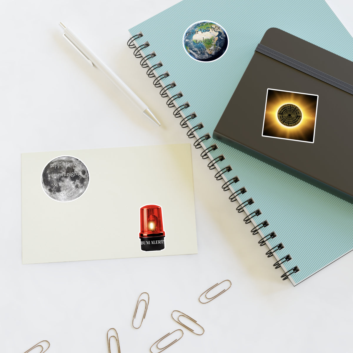 Signature Saying Sticker Sheets