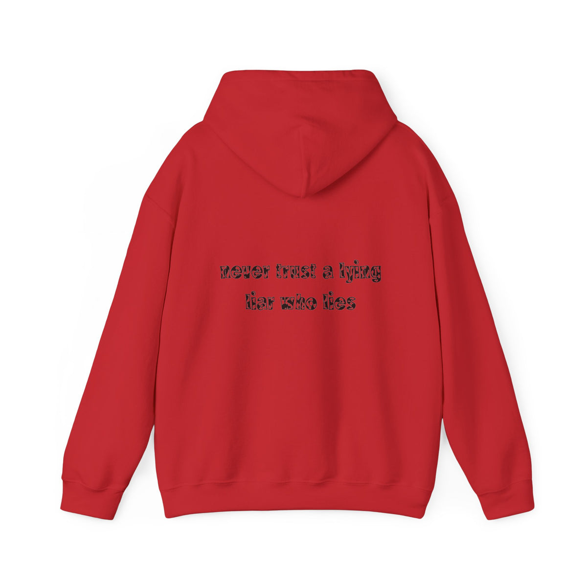'Never Trust A Lying Liar Who Lies' Hooded Sweater