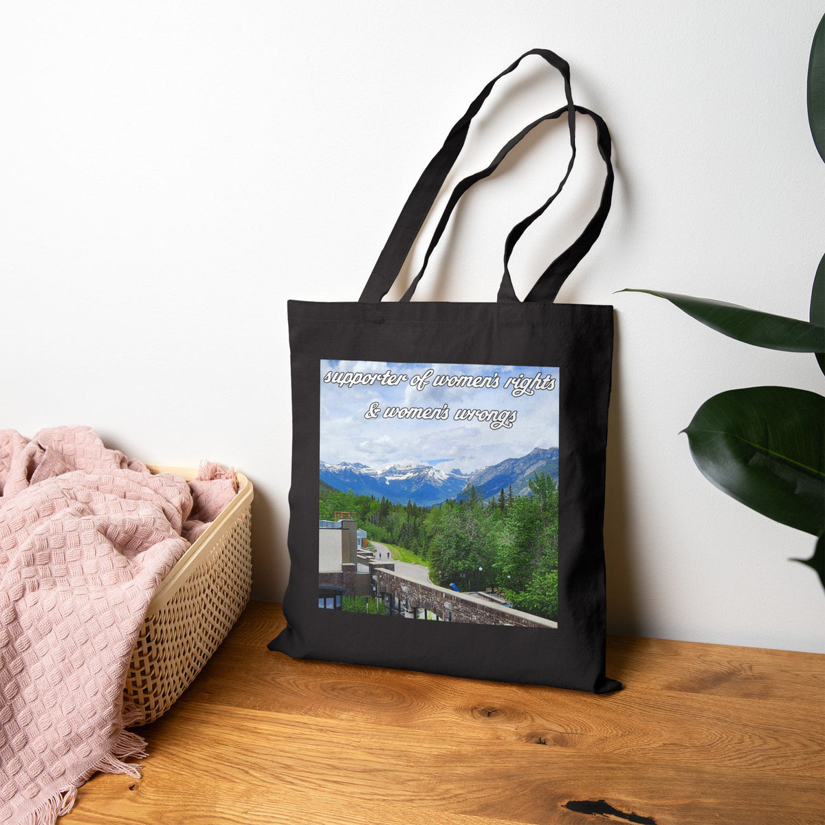 'Supporters of Women's Rights & Women's Wrongs' Cotton Tote Bag